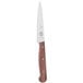 Victorinox 5.2000.12-X2 4 3/4" Spear Point Utility Knife with Rosewood Handle Main Thumbnail 1