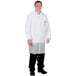 White Disposable Polypropylene Lab Coat - XL Main Thumbnail 1