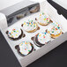 Baker's Mark Reversible Cupcake Insert for 9" x 7" Box - Standard - Holds 6 Cupcakes - 200/Case Main Thumbnail 5