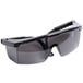 Scratch Resistant Safety Glasses / Eye Protection - Black with Gray Lens Main Thumbnail 6
