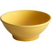 A yellow Tuxton china bowl.