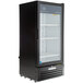 Beverage-Air LV10HC-1-B LumaVue 24" Black Refrigerated Glass Door Merchandiser with LED Lighting Main Thumbnail 2