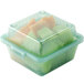 GET EC-08 4 3/4" x 4 3/4" x 3 1/4" Jade Green Customizable Reusable Eco-Takeouts Container - 24/Case Main Thumbnail 4