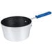 Vollrath Z434212 Wear-Ever 2.75 Qt. Tapered Non-Stick Aluminum Sauce Pan with SteelCoat x3 and Blue Silicone Cool Handle Main Thumbnail 3