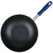 11" Aluminum Non-Stick Stir Fry Pan with Blue Silicone Handle Main Thumbnail 3