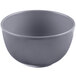 A grey Libbey Driftstone bowl on a white background.