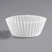 White Fluted Baking Cup 1 1/2" x 1" - 1000/Pack Main Thumbnail 2