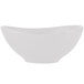 A white Libbey Driftstone porcelain bowl.