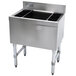 Advance Tabco SLI-12-36-10 Stainless Steel Underbar Ice Bin with 10-Circuit Cold Plate - 36" x 18" Main Thumbnail 1