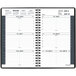 At-A-Glance 7010005 4 7/8" x 8" Black January 2023 - December 2023 Hourly Appointment Book with A-Z Address Tabs Main Thumbnail 2