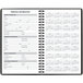 At-A-Glance 7010005 4 7/8" x 8" Black January 2023 - December 2023 Hourly Appointment Book with A-Z Address Tabs Main Thumbnail 3