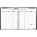 At-A-Glance G59000 DayMinder 6 7/8" x 8 3/4" Black January 2022 - December 2022 Weekly Planner Main Thumbnail 2