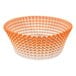 Ateco 1 15/16" x 1 1/4" Orange Striped Baking Cups - 200/Box Main Thumbnail 2
