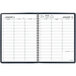 At-A-Glance 7095020 8 1/4" x 10 7/8" Navy January 2022 - January 2023 Weekly Appointment Book Main Thumbnail 2