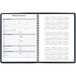 At-A-Glance 7095020 8 1/4" x 10 7/8" Navy January 2022 - January 2023 Weekly Appointment Book Main Thumbnail 4
