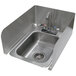 Advance Tabco K-614D 8" Stainless Steel Drop-In Sink Splash Wrap Main Thumbnail 1
