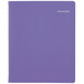 An At-A-Glance purple notebook with a spiral bound and white text on the cover.