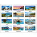 At-A-Glance 89803 22" x 17" 2023 Seascape Panoramic Desk Pad Main Thumbnail 3