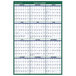 At-A-Glance PM21028 24" x 36" Green / White Vertical Erasable January 2023 - December 2023 Wall Planner Main Thumbnail 1