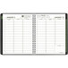 At-A-Glance 70951G05 6 7/8" x 8" Black January 2023 - December 2023 Classic Weekly / Monthly Appointment Book Main Thumbnail 3