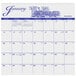 At-A-Glance G100017 11 3/4" x 12" Illustrator's Edition Monthly January 2023 - December 2023 Wirebound Wall Calendar Main Thumbnail 1