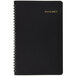 At-A-Glance 7095705 8 1/4" x 10 7/8" Black July 2022 - August 2023 Weekly Academic Appointment Book Main Thumbnail 1