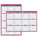 At-A-Glance PM2628 24" x 36" Blue / Red Reversible Vertical / Horizontal Erasable January 2023 - December 2023 Wall Planner Main Thumbnail 2
