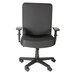 Alera Plus ALECP110 XL Series Black High-Back Big & Tall Fabric Office Chair with Adjustable Arms and Black Swivel Nylon Base Main Thumbnail 2