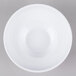 A white Elite Global Solutions melamine bowl with a dome bottom.