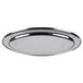 11 3/4" x 8 1/2" Oval Stainless Steel Platter Main Thumbnail 3