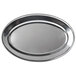 11 3/4" x 8 1/2" Oval Stainless Steel Platter Main Thumbnail 2