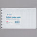 Adams ARB58100 5" x 8 1/2" Green / White Ledger 6-Ring Binder Refill Sheets - 100/Pack Main Thumbnail 2