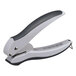 Bostitch PaperPro 2402 inLIGHT 10 Sheet Gray Handheld 1 Hole Punch with Rubber Grip - 1/4" Holes Main Thumbnail 1