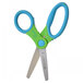 Westcott 14596 5" Stainless Steel Blunt Tip Kids Scissors with Antimicrobial Protection and Soft Handle Main Thumbnail 2