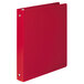 Acco 39719 Accohide Executive Red Non-View Binder with 1" Round Rings Main Thumbnail 2