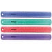 Westcott 12975 12" Jewel Colored Plastic Ruler - 1/16" Standard Scale Main Thumbnail 4