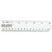 Westcott 13862 12" Shatterproof Plastic Ruler with Hanging Hole - 1/16" Standard Scale Main Thumbnail 2