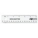 Westcott 13862 12" Shatterproof Plastic Ruler with Hanging Hole - 1/16" Standard Scale Main Thumbnail 3