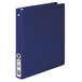 Acco 39712 Accohide Dark Blue Non-View Binder with 1" Round Rings Main Thumbnail 3