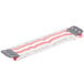 A red and white striped Unger SmartColor MicroMop pad.