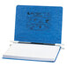 Acco 54132 8 1/2" x 12" Side Bound Hanging Data Post Binder - 6" Capacity with 2 Fasteners, Light Blue Main Thumbnail 1