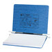 Acco 54032 8 1/2" x 11 3/4" Side Bound Hanging Data Post Binder - 6" Capacity with 2 Fasteners, Light Blue Main Thumbnail 1