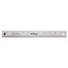 Westcott 10415 12" Stainless Steel Ruler with Cork Back and Hanging Hole - 1/16" Standard Scale Main Thumbnail 1