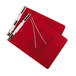 Acco 54119 9 1/2" x 11" Top Bound Hanging Data Post Binder - 6" Capacity with 2 Fasteners, Executive Red Main Thumbnail 2