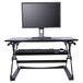 Alera ALEAEWR2B AdaptivErgo WorkRise Adjustable Stand Up Desk - 35 1/8" x 23 3/8" Main Thumbnail 3