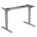 A grey metal Alera electric adjustable table base.