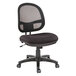 Alera ALEIN4814 Interval Black Mesh / Fabric Office Chair with Black Swivel Nylon Base Main Thumbnail 1