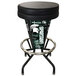 A Holland Bar Stool Michigan State LED bar stool with a black seat.