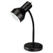 A black Alera task lamp with a weighted base.