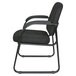 Alera ALERL43C11 Reception Black Fabric Arm Chair Main Thumbnail 3